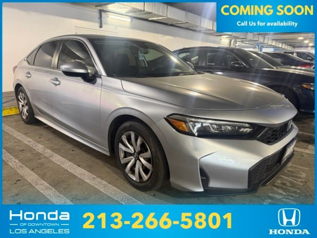 Certified 2025 Honda Civic LX Sedan