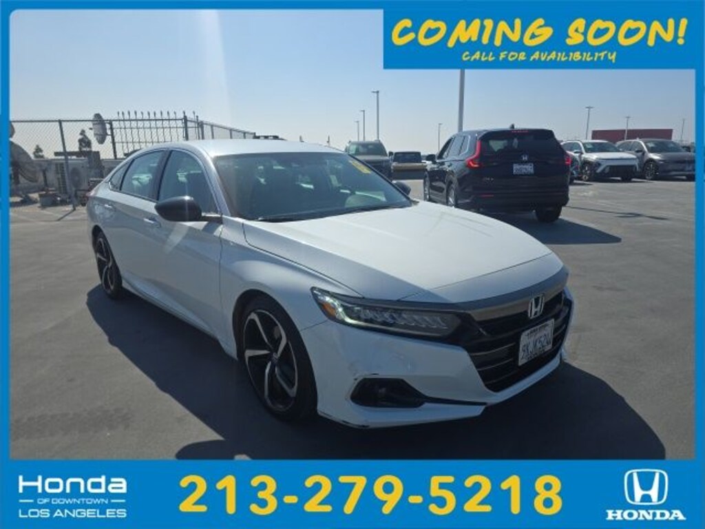 Certified 2021 Honda Accord Sport SE 1.5T Sedan