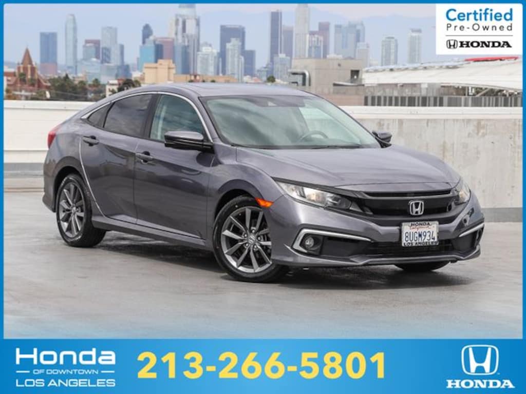 Certified 2020 Honda Civic EX Sedan