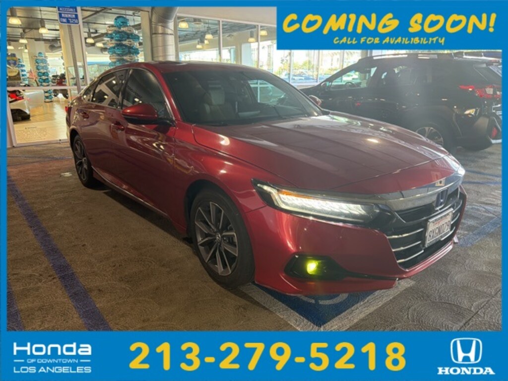 Used 2021 Honda Accord EX-L 1.5T Sedan