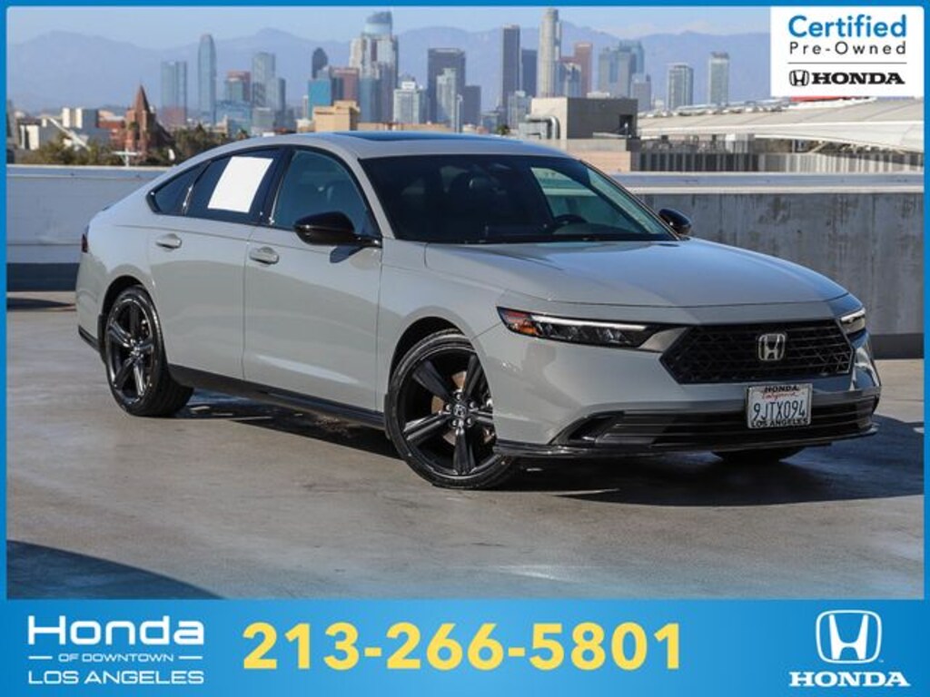Certified 2024 Honda Accord Hybrid Sport-L Sedan
