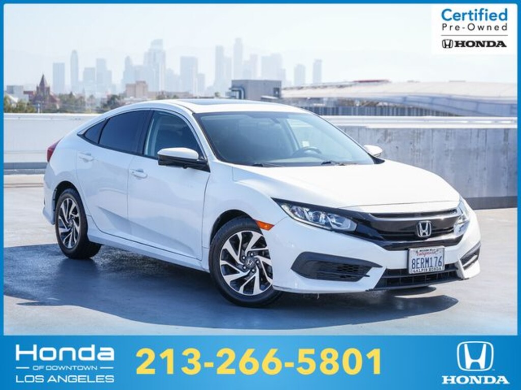 Certified 2018 Honda Civic EX Sedan