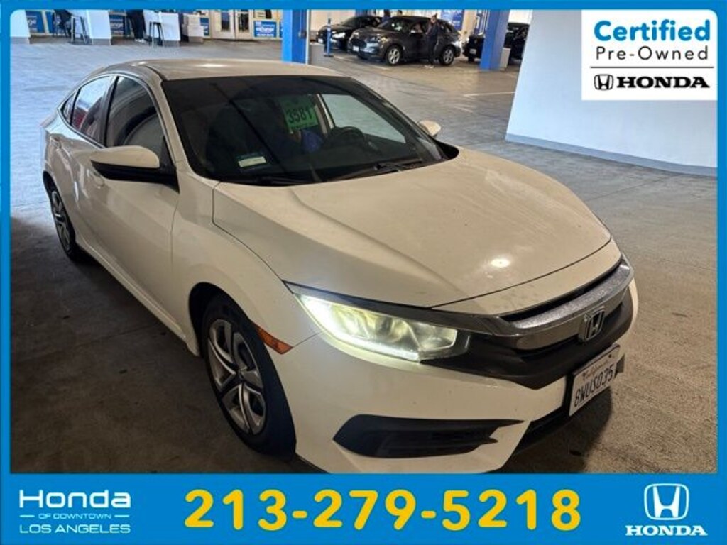 Certified 2018 Honda Civic LX Sedan