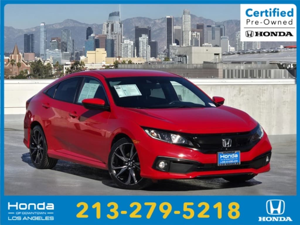 Certified 2019 Honda Civic Sport Sedan