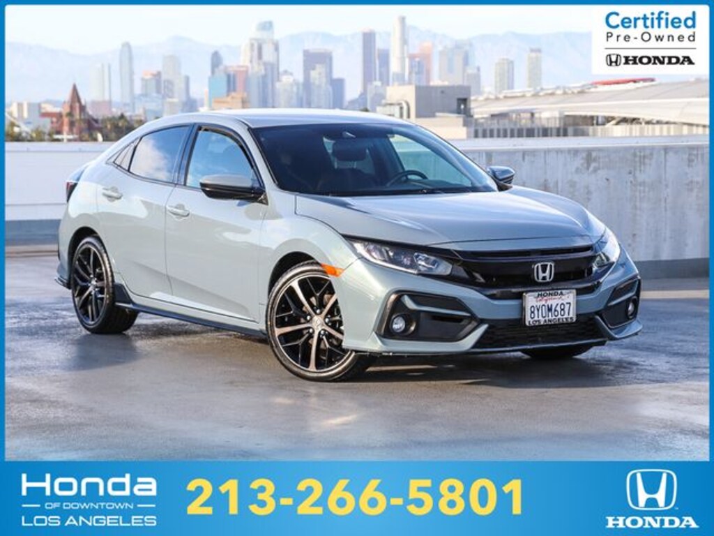 Certified 2021 Honda Civic Sport Hatchback