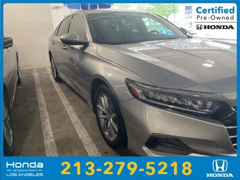 Certified 2021 Honda Accord LX 1.5T Sedan