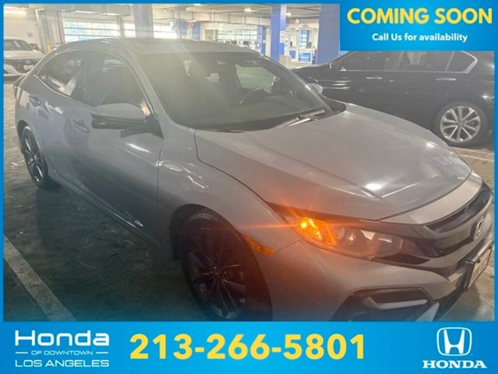 Certified 2021 Honda Civic EX Hatchback