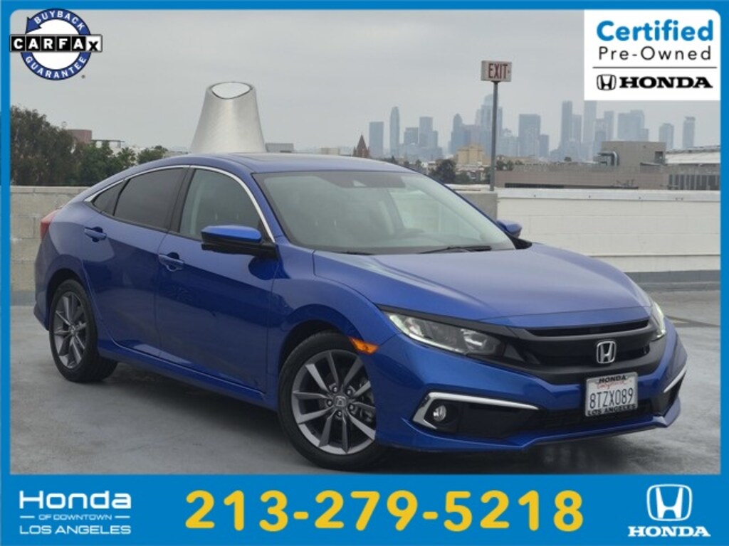 Certified 2020 Honda Civic EX-L Sedan