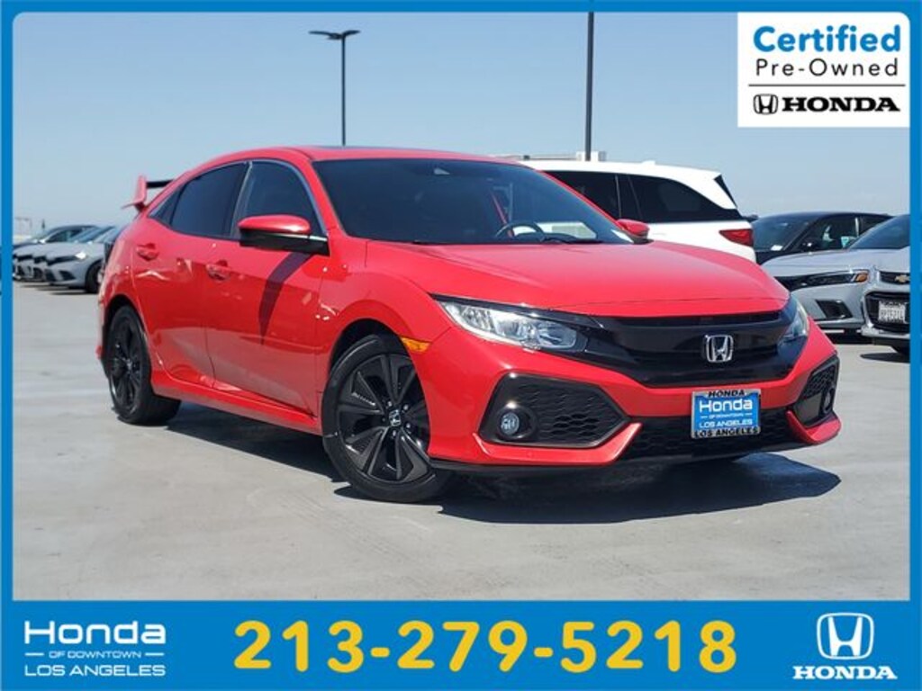 Certified 2019 Honda Civic EX Hatchback