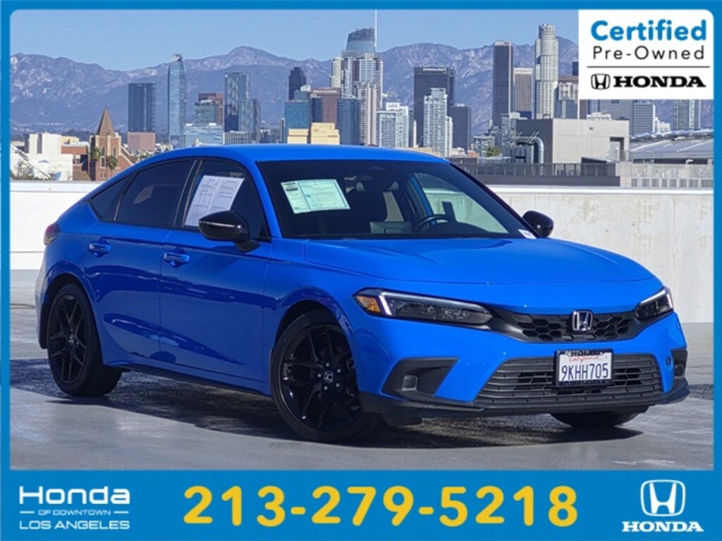 Certified 2024 Honda Civic Sport Hatchback