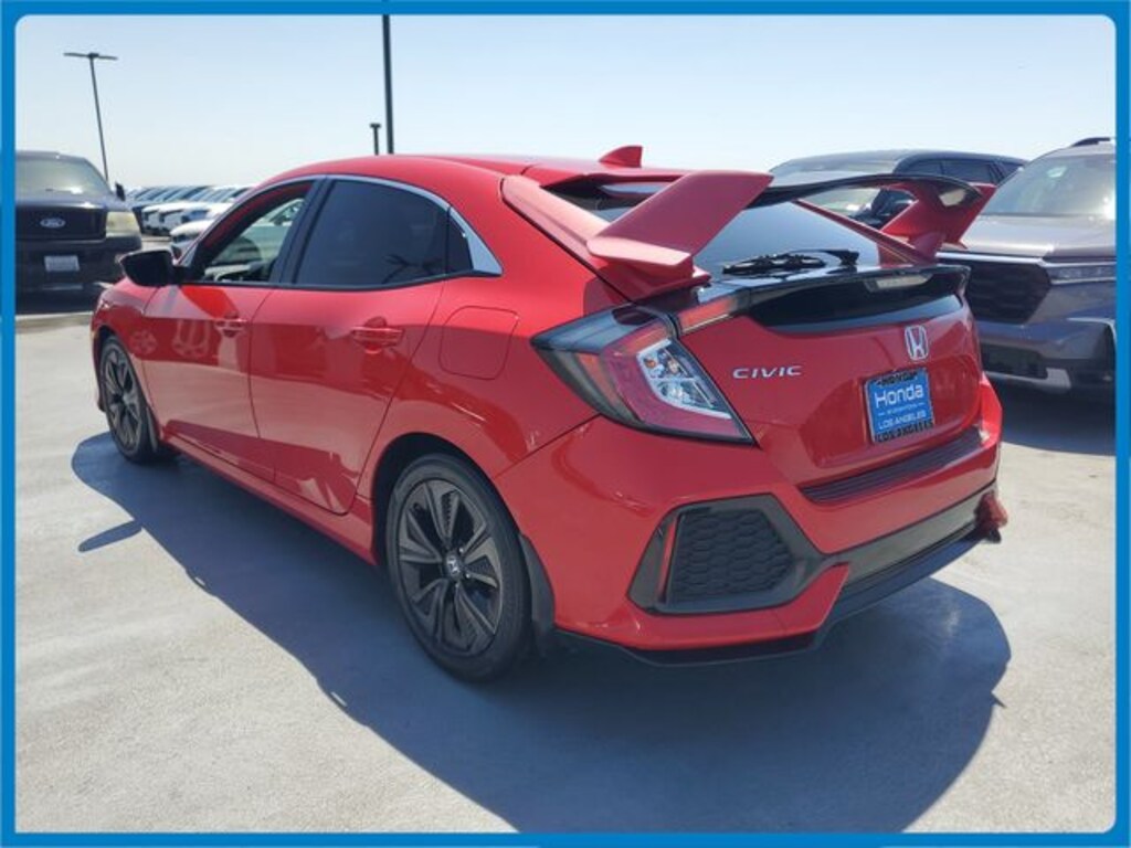 Certified 2019 Honda Civic EX Hatchback