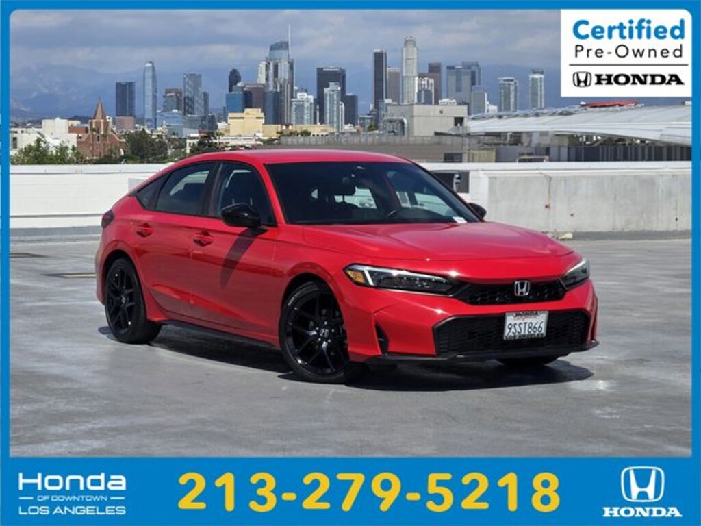 Certified 2025 Honda Civic Sport Hatchback