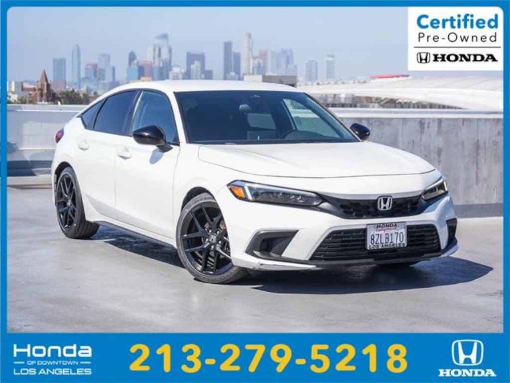 Certified 2022 Honda Civic Sport Hatchback