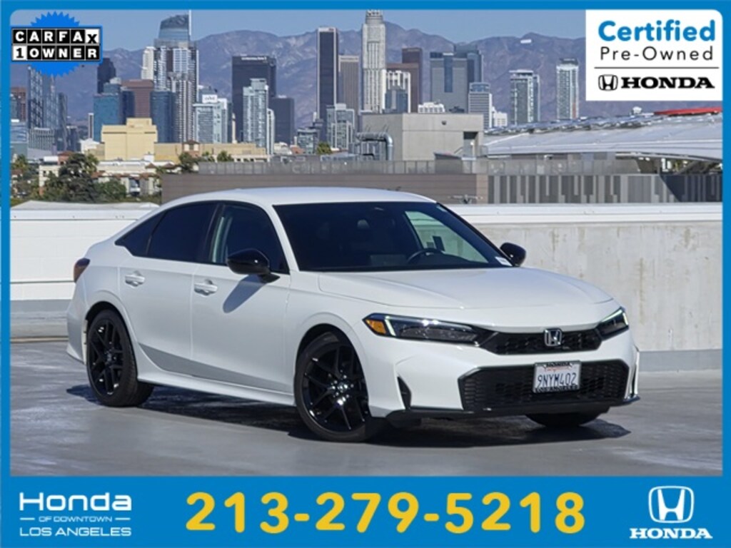 Certified 2025 Honda Civic Sport Sedan