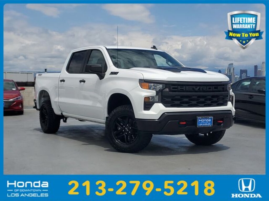 Used 2023 Chevrolet Silverado 1500 Custom Trail Boss Truck Crew Cab