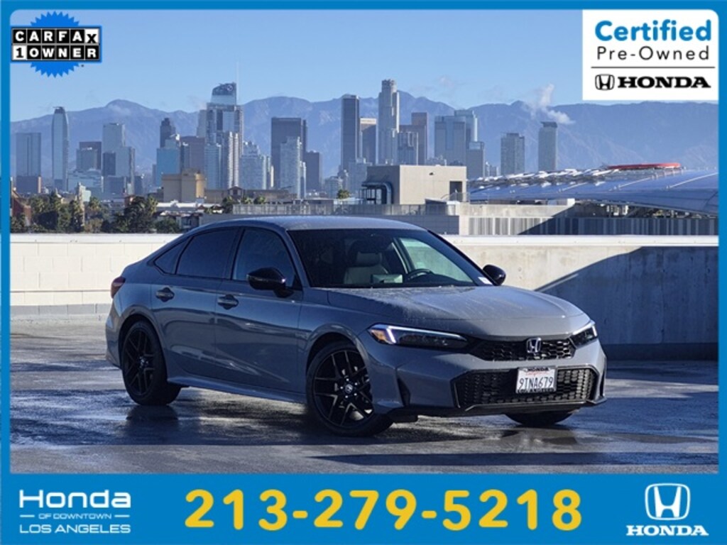 Certified 2025 Honda Civic Sport Sedan