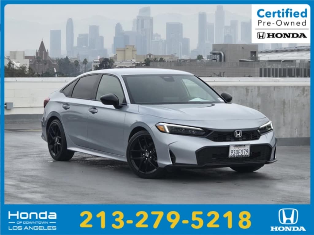 Certified 2025 Honda Civic Sport Sedan