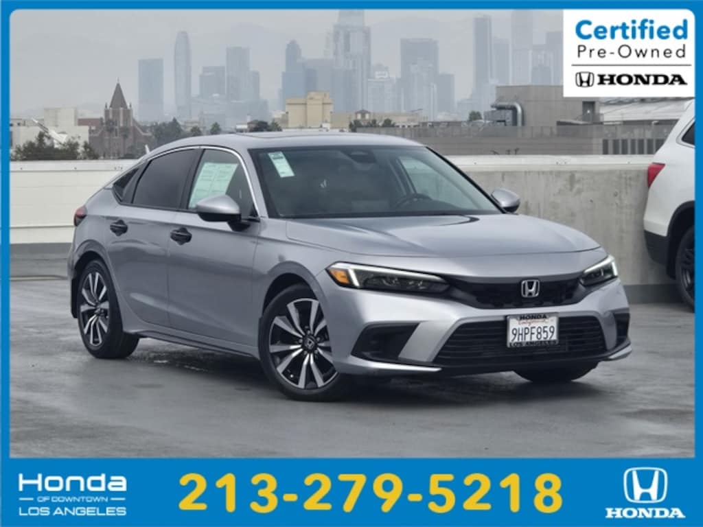 Certified 2023 Honda Civic EX-L Hatchback