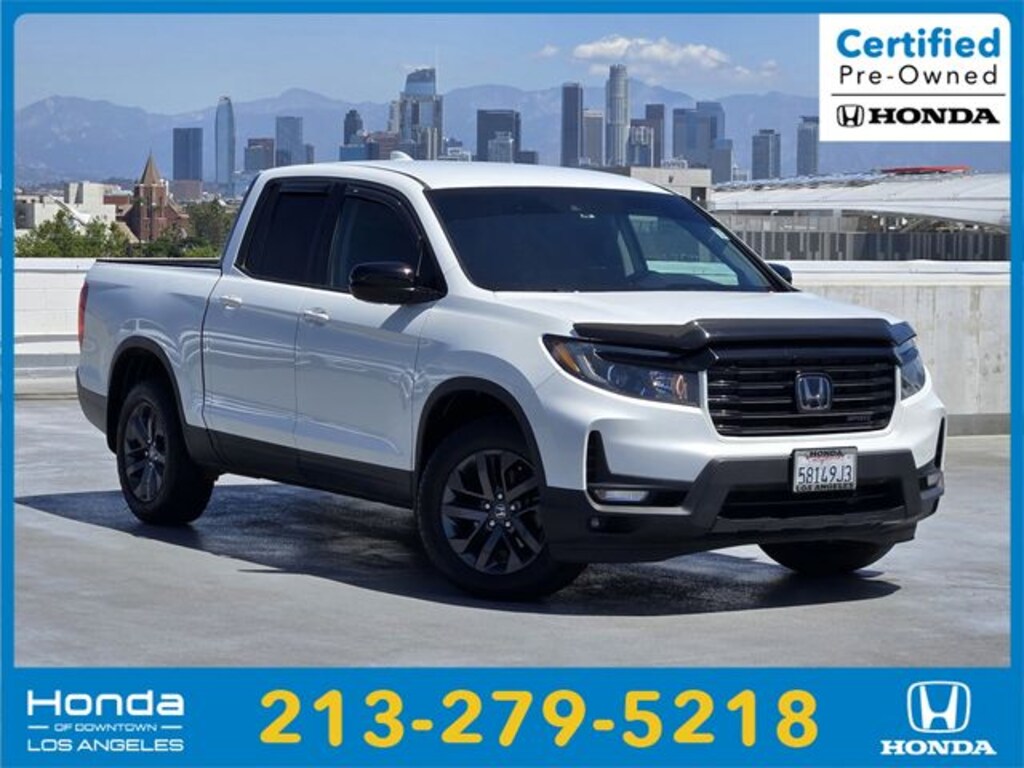 Certified 2022 Honda Ridgeline Sport Truck Crew Cab