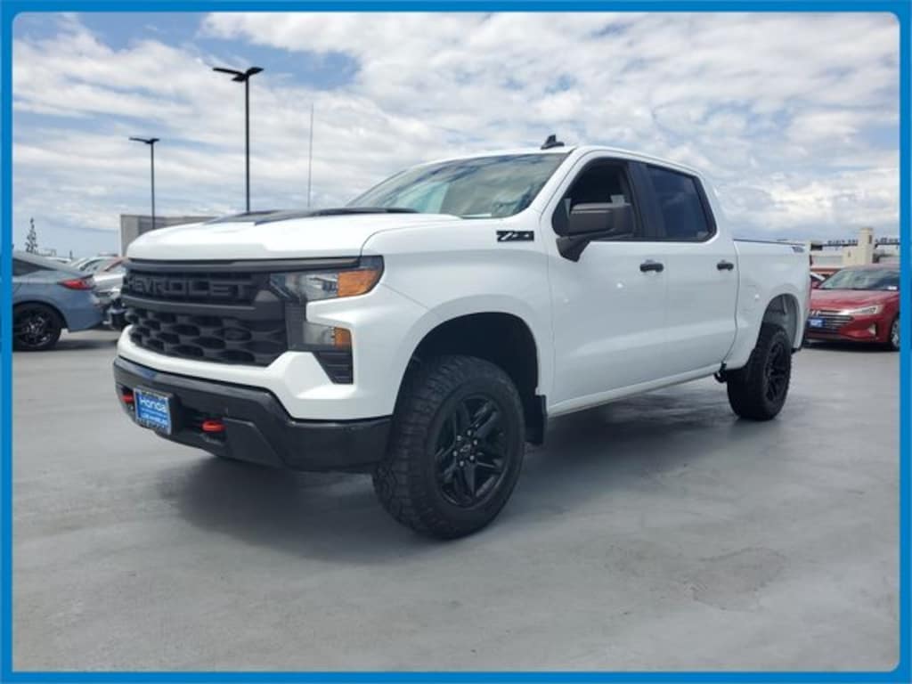 Used 2023 Chevrolet Silverado 1500 Custom Trail Boss Truck Crew Cab
