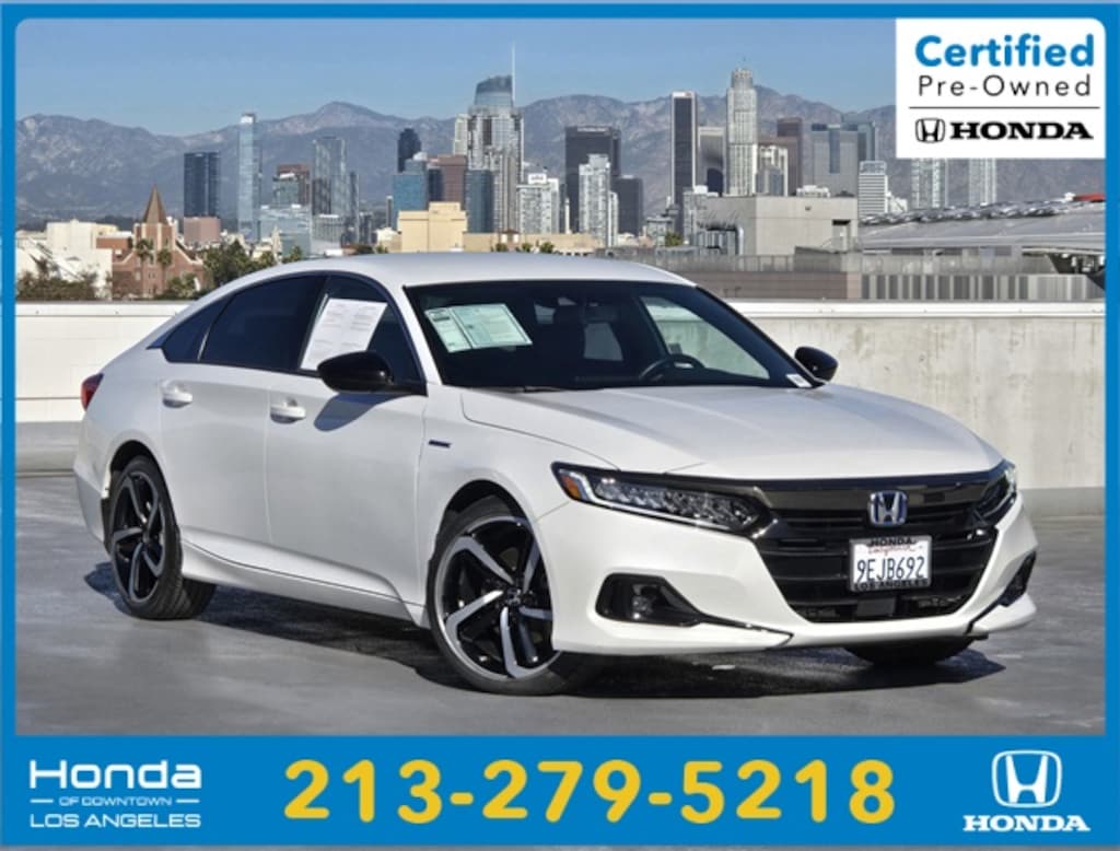 Certified 2022 Honda Accord Hybrid Sport Sedan