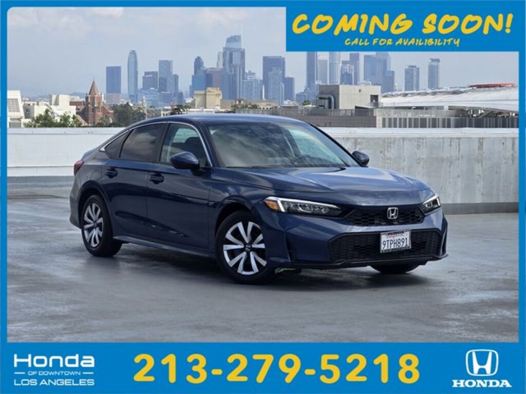 Certified 2025 Honda Civic LX Sedan