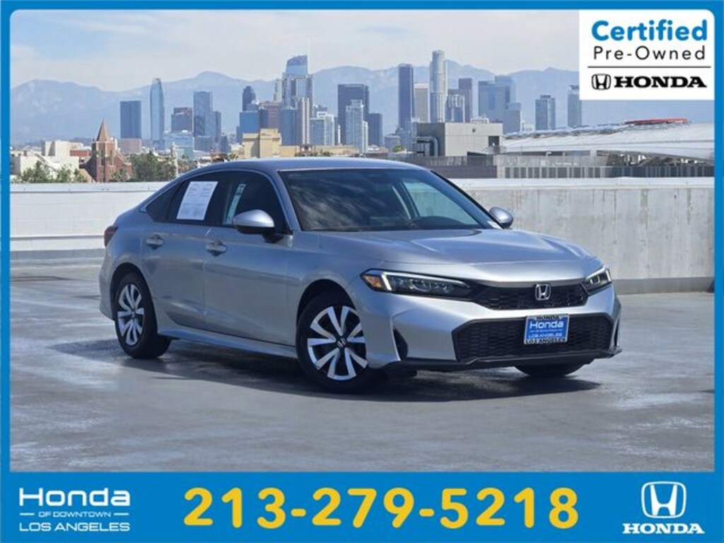 Certified 2025 Honda Civic LX Sedan