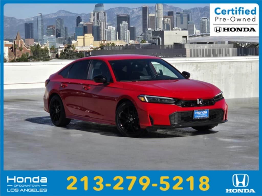 Certified 2025 Honda Civic Sport Sedan