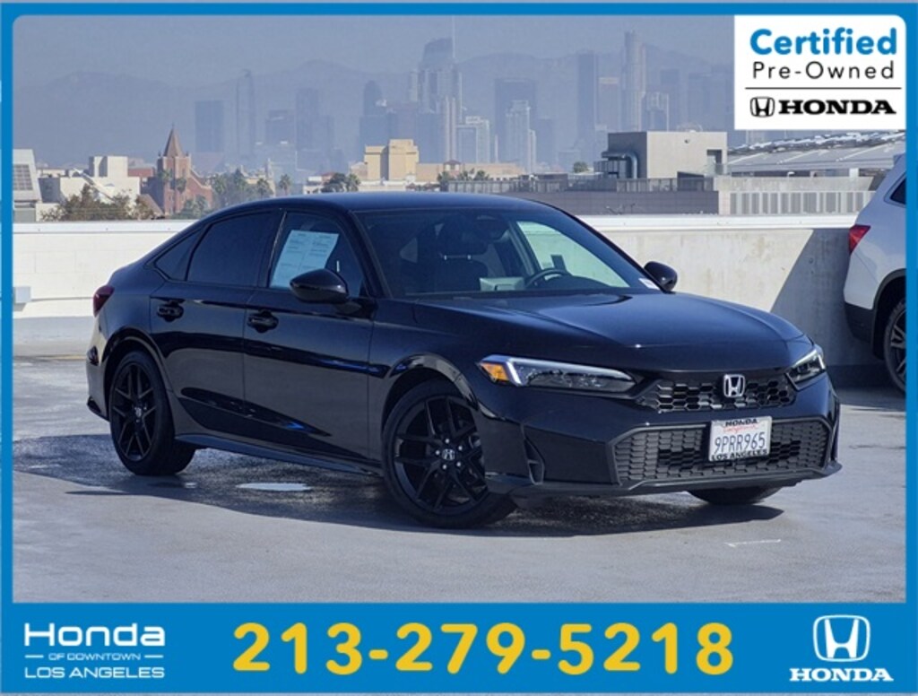 Certified 2025 Honda Civic Sport Sedan