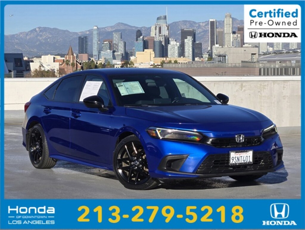 Certified 2022 Honda Civic Sport Sedan