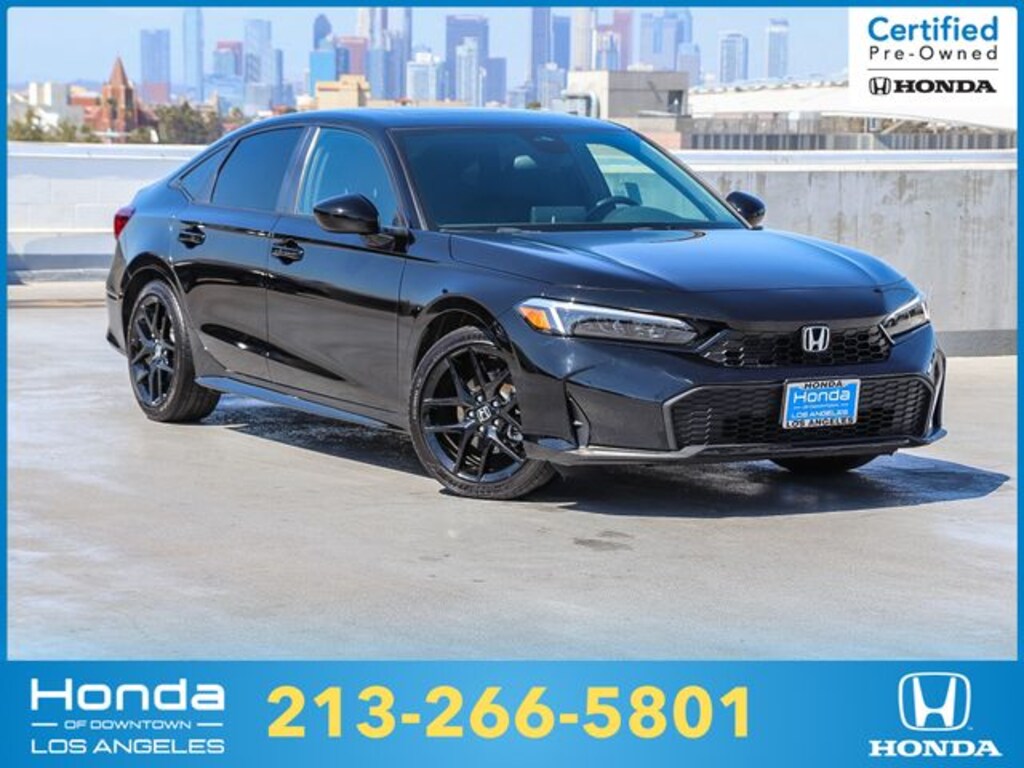 Certified 2025 Honda Civic Hybrid Sport Sedan