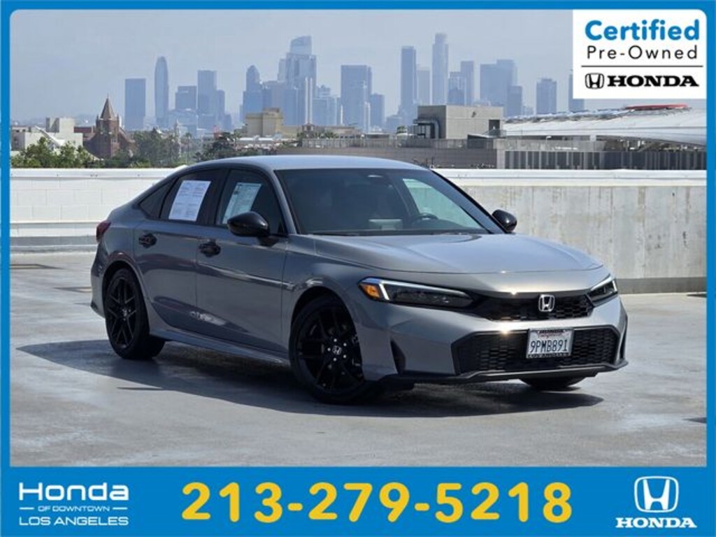 Certified 2025 Honda Civic Sport Sedan