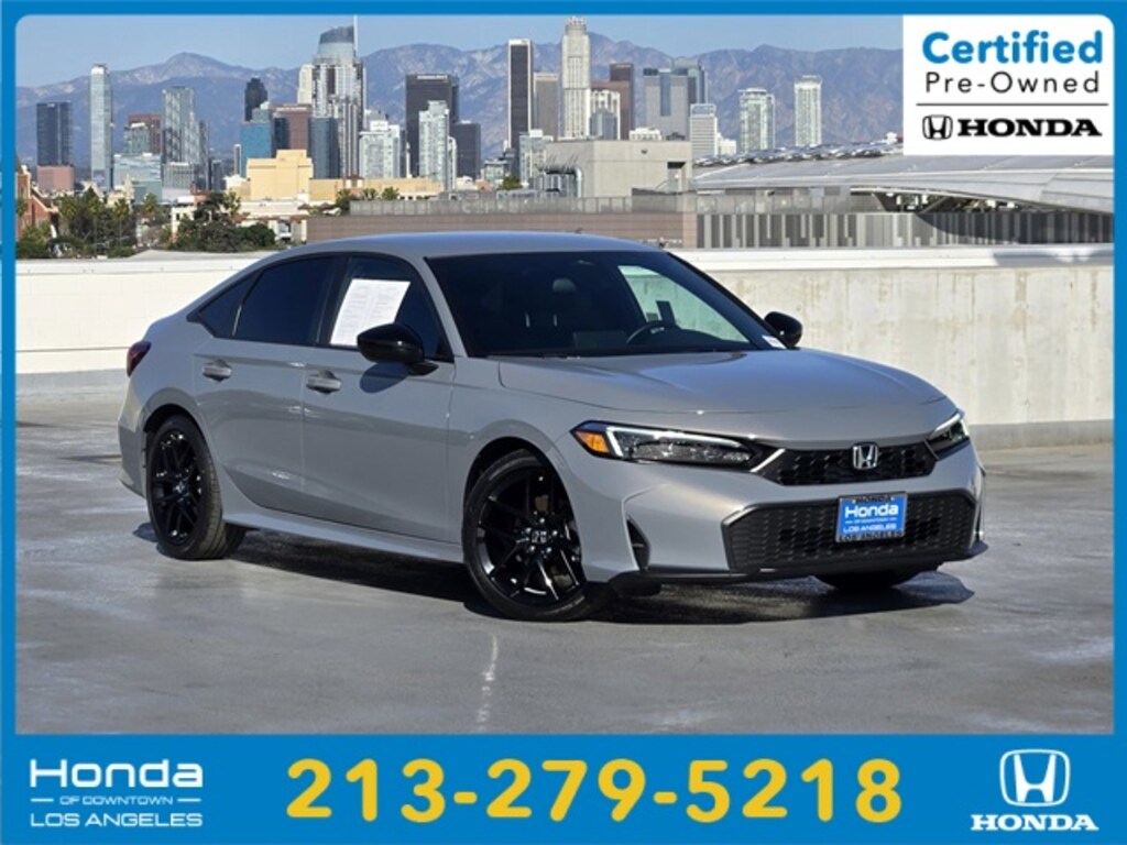 Certified 2025 Honda Civic Sport Sedan