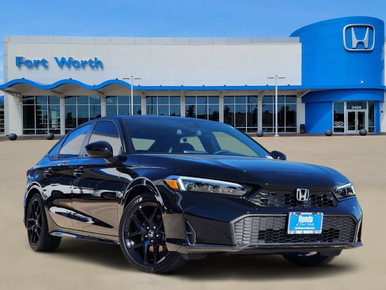 Crystal Black Pearl 2026 Honda Civic Hybrid Sedan Front-Wheel Drive Continuously Variable Transmission