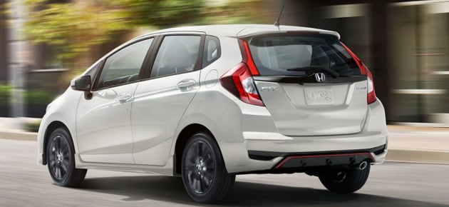 2018 Honda Fit Sport view of rear