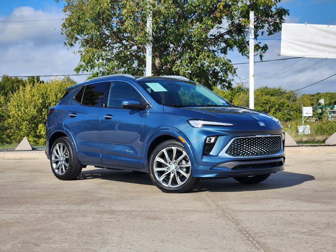 Ocean Blue 2024 Buick Encore GX SUV / Crossover Front-Wheel Drive Continuously Variable Transmission