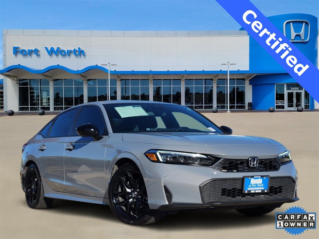 Certified 2025 Honda Civic Sport Sedan