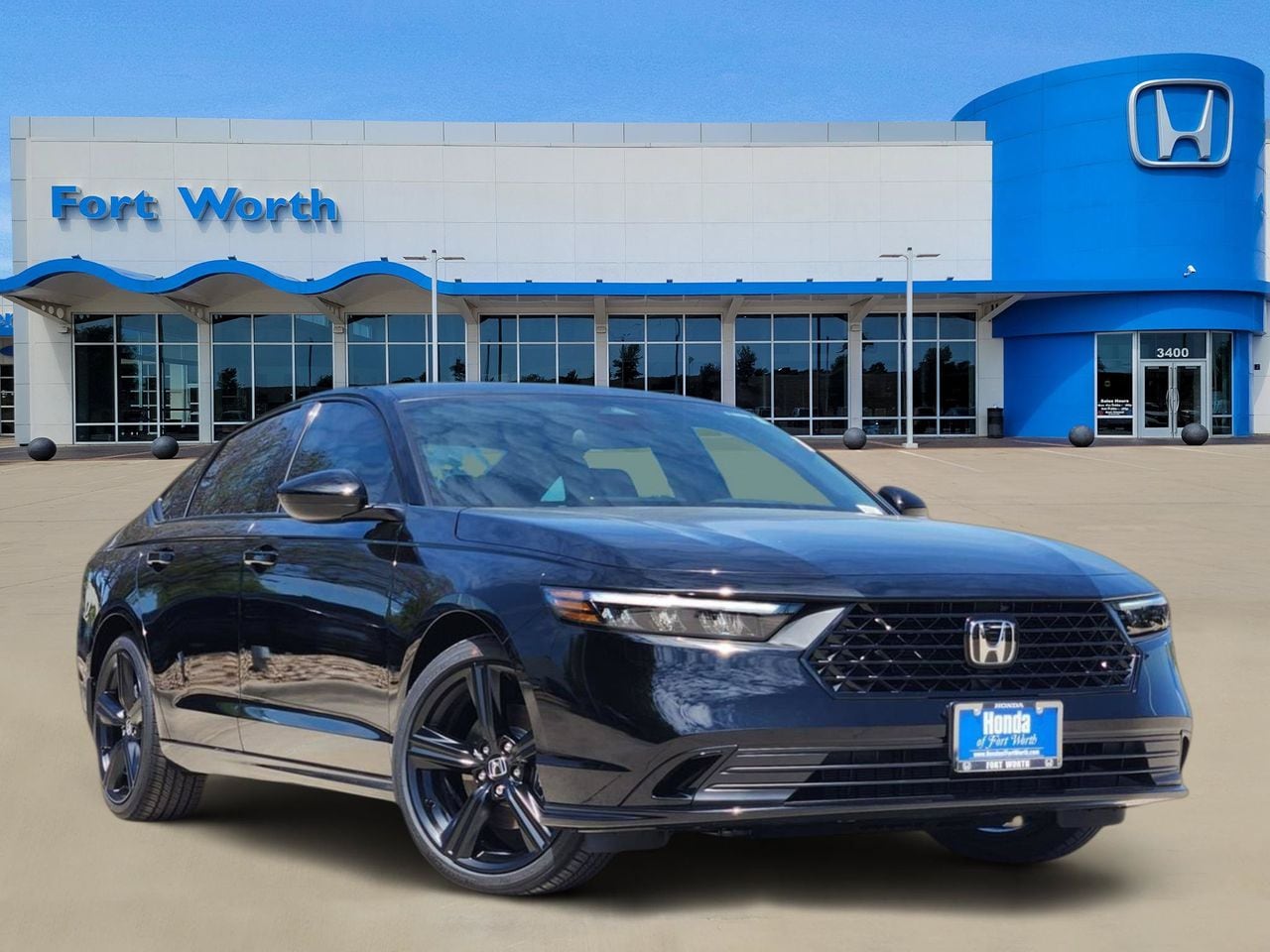Crystal Black Pearl 2026 Honda Accord Hybrid Sedan Front-Wheel Drive Continuously Variable Transmission
