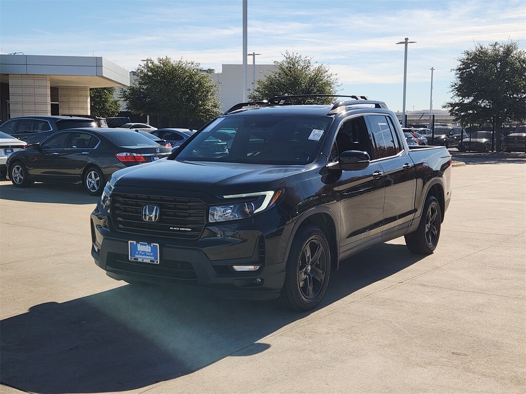 Certified 2022 Honda Ridgeline Black Edition Truck Crew Cab