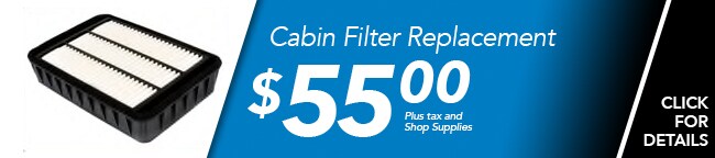 Cabin Air Filter Replacement Coupon, Fort Worth