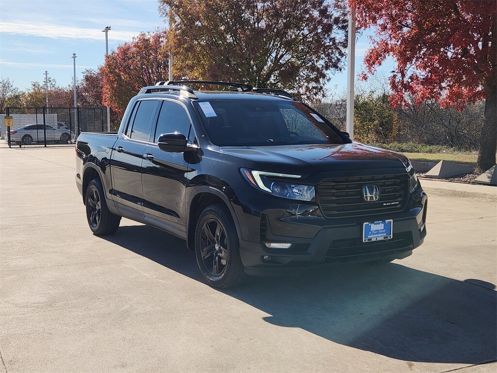 Certified 2022 Honda Ridgeline Black Edition Truck Crew Cab