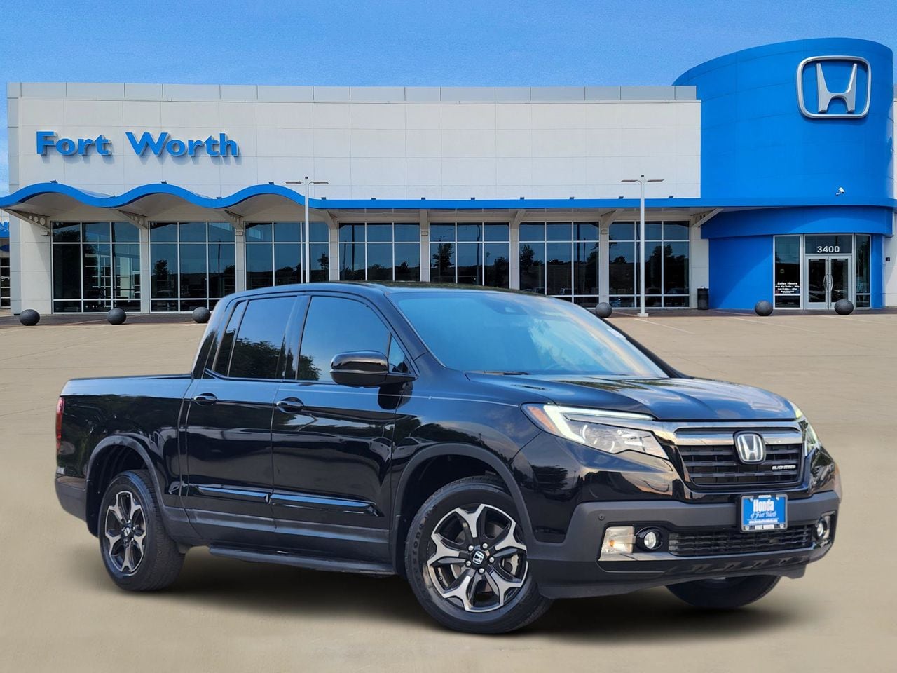 Crystal Black Pearl 2017 Honda Ridgeline Pickup Truck All-Wheel Drive 6-Speed Automatic