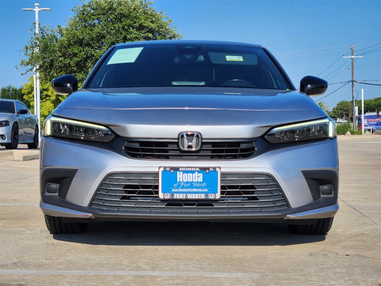 Certified 2022 Honda Civic Sport with VIN 2HGFE2F59NH521216 for sale in Fort Worth, TX