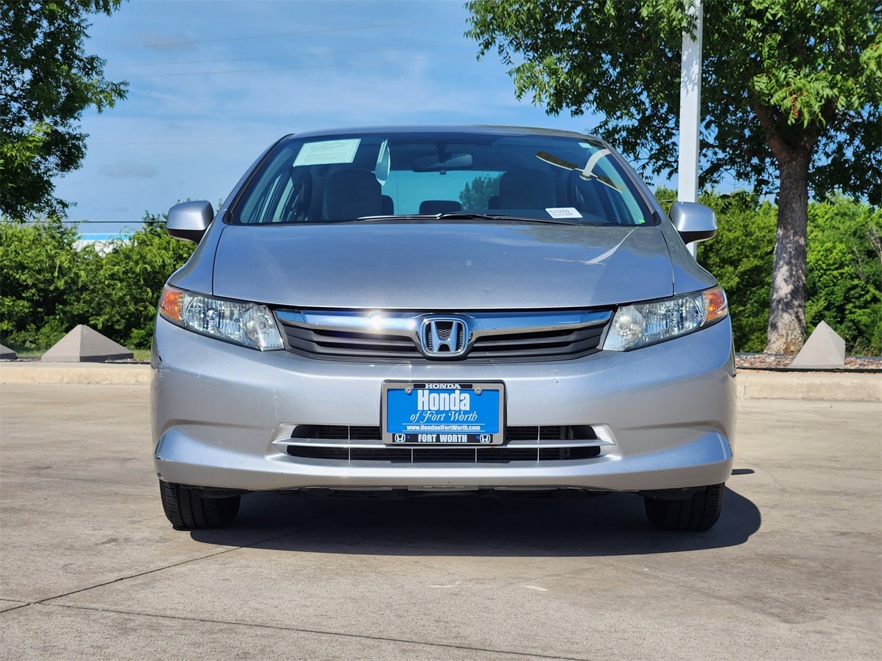 Used 2012 Honda Civic LX with VIN 19XFB2F53CE102293 for sale in Fort Worth, TX