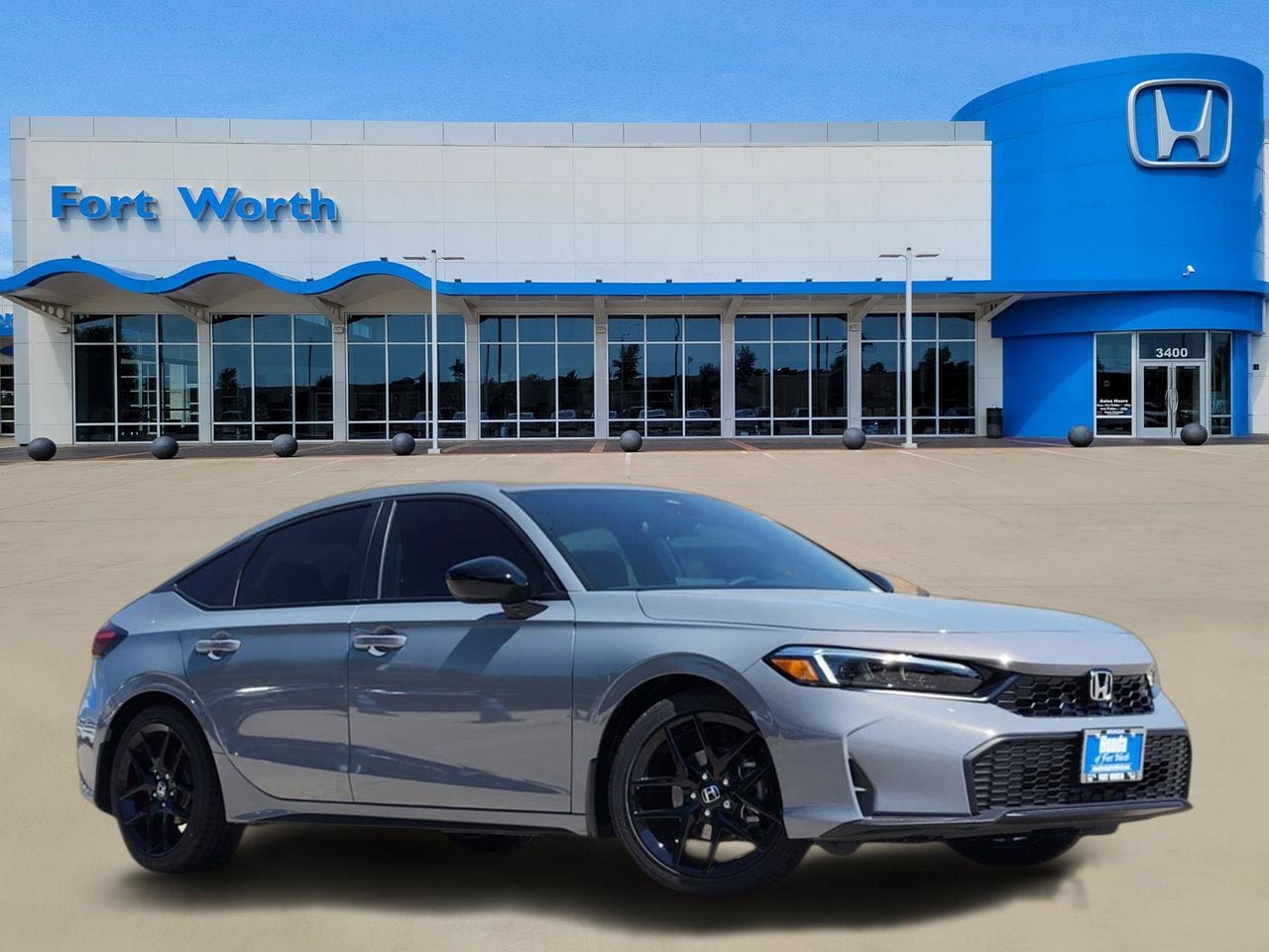 Urban Gray Pearl 2026 Honda Civic Hatchback Hatchback Front-Wheel Drive Continuously Variable Transmission