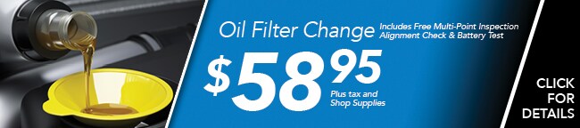 Oil Filter Change Coupon, Fort Worth