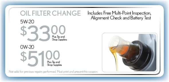 Lube, Oil & Filter Coupon, Fort Worth Automotive Service