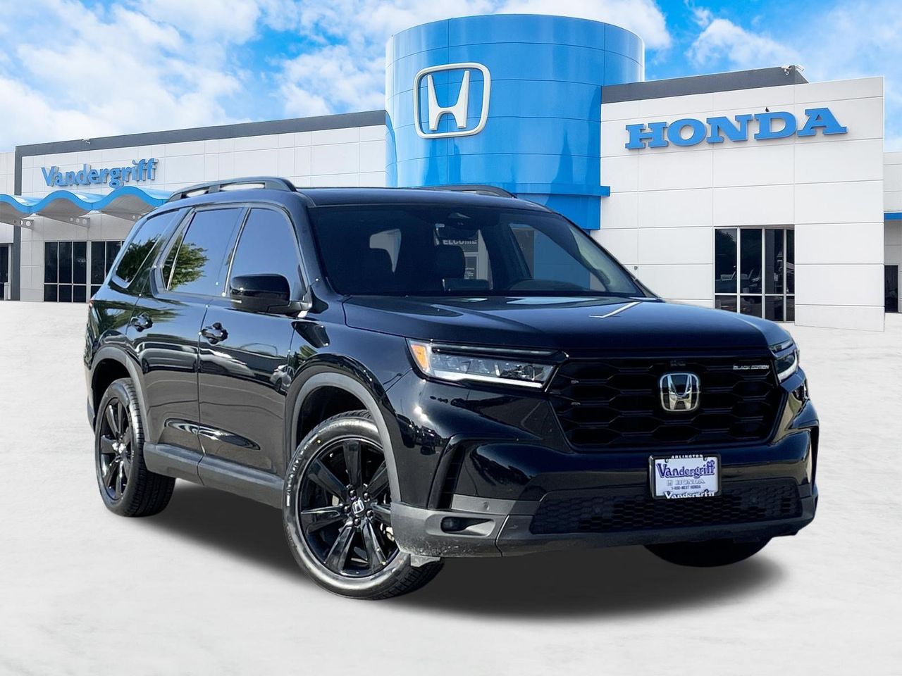 Crystal Black Pearl 2025 Honda Pilot SUV / Crossover All-Wheel Drive Automatic
