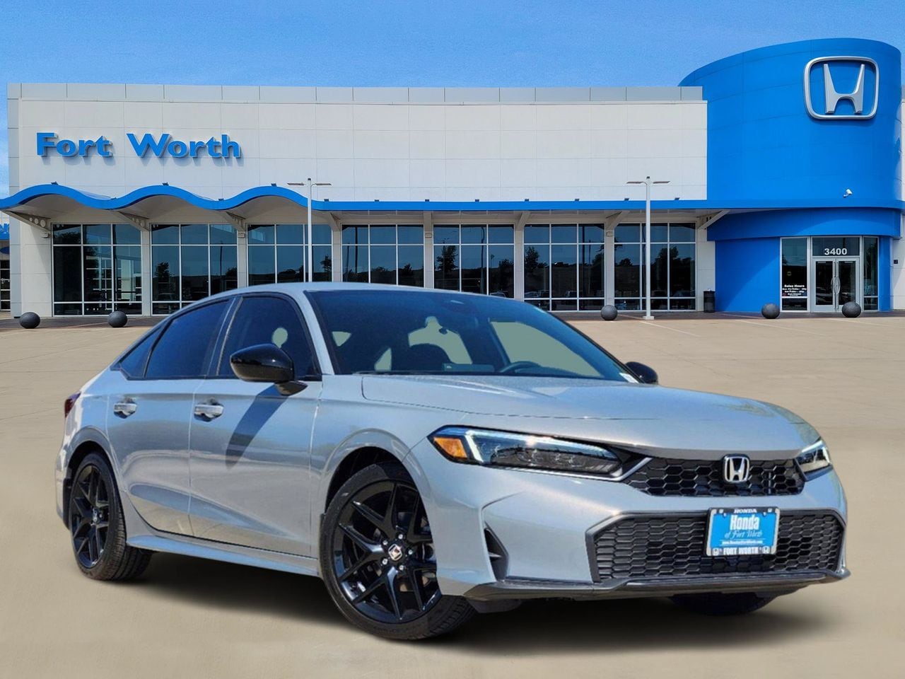 Urban Gray Pearl 2026 Honda Civic Sedan Front-Wheel Drive Continuously Variable Transmission