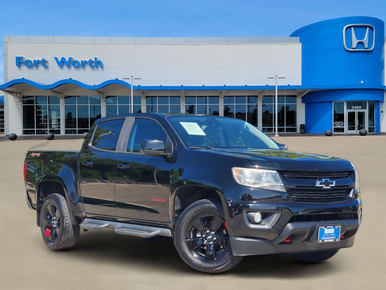 Black 2018 Chevrolet Colorado Pickup Truck Four-Wheel Drive 8-Speed Automatic